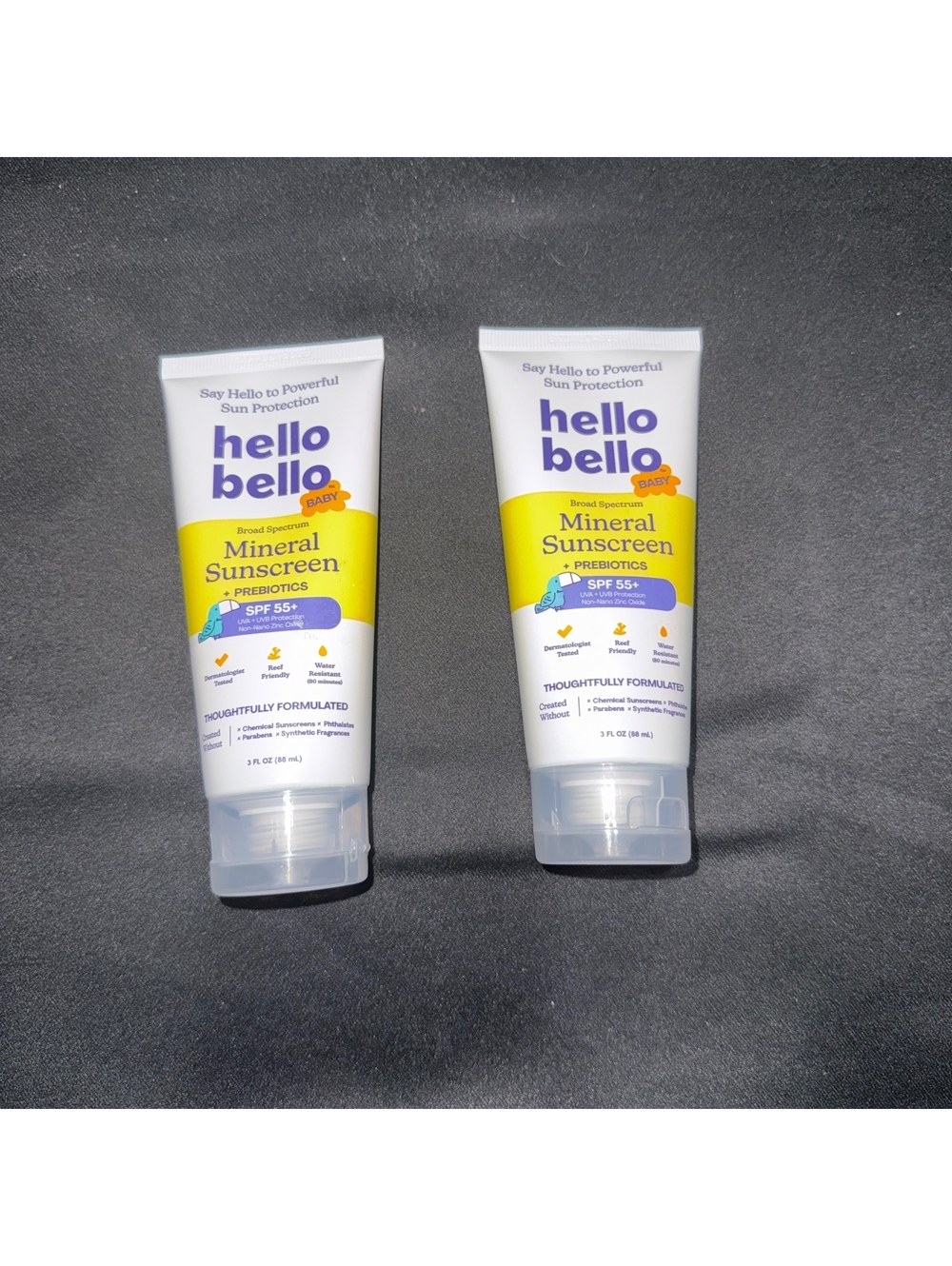 hello bello Baby Mineral Sunscreen Broad Spectrum SPF 55+ 3.